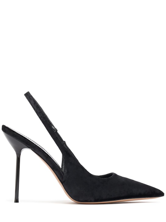 Paris Texas: 105mm Lidia velvet slingback heels - women_0 | Luisa Via Roma