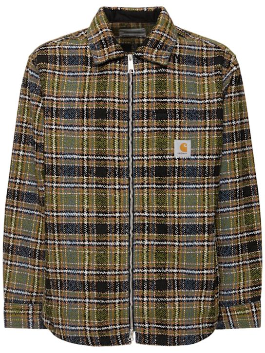 Carhartt WIP: Stroy bouclé shirt jacket - men_0 | Luisa Via Roma