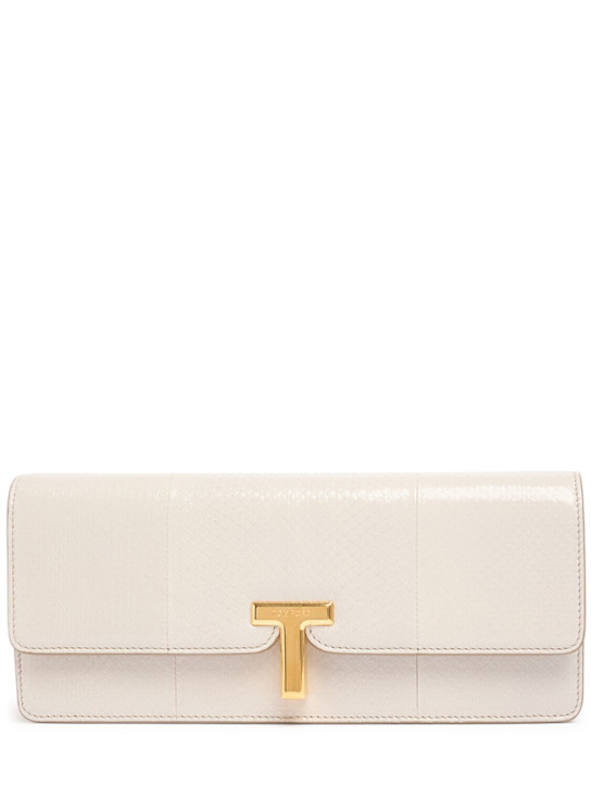 Tom Ford: Shiny snakeskin clutch - women_0 | Luisa Via Roma