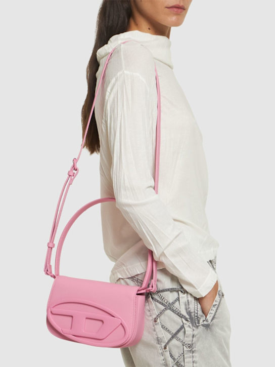Diesel: 1DR Rubberized leather shoulder bag - women_1 | Luisa Via Roma