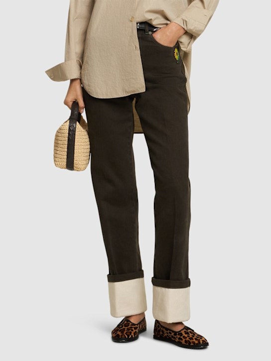 Vibi Venezia: 10mm Tiepolo velvet slippers - Leopard - women_1 | Luisa Via Roma