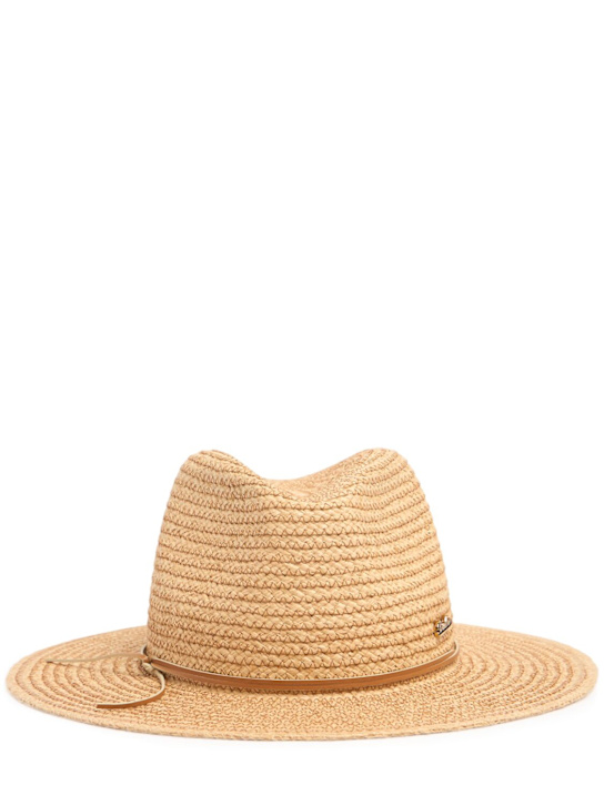 Borsalino: Cappello fedora Margot in paglia semi-crochet - women_0 | Luisa Via Roma