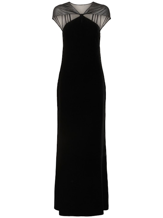 Ralph Lauren Collection: Maiden short sleeve gown - women_0 | Luisa Via Roma