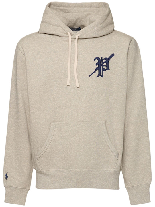 Polo Ralph Lauren: Logo detail sweatshirt hoodie - men_0 | Luisa Via Roma