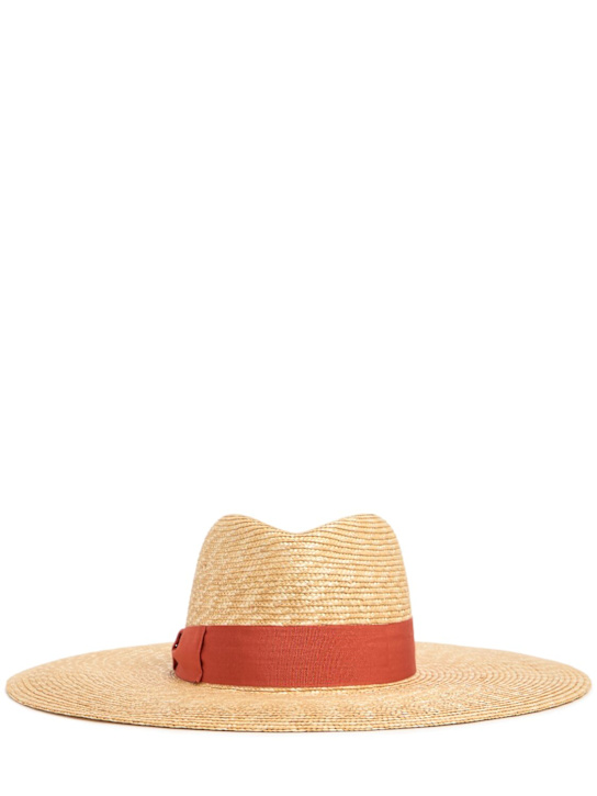 Borsalino: Sophie medium brim straw hat - women_0 | Luisa Via Roma