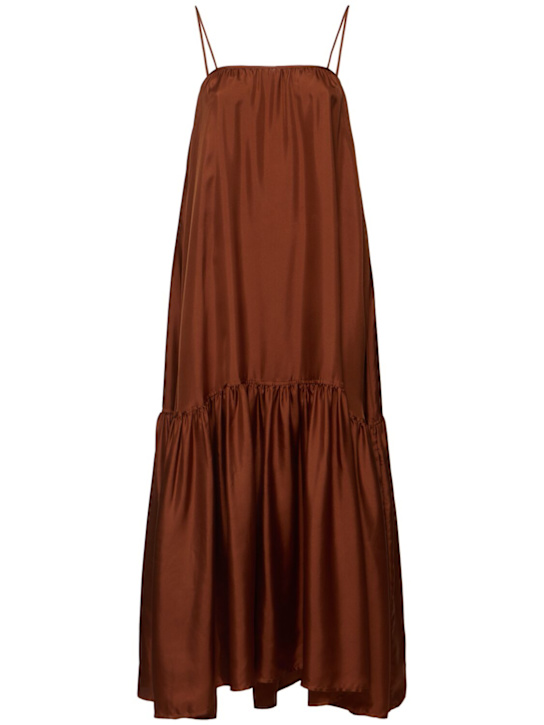 Giardino silk sleeveless dress - Thumbnail 1