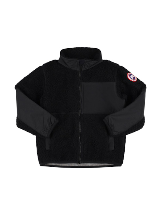 Canada Goose: ウールブレンドジャケット - kids-girls_0 | Luisa Via Roma