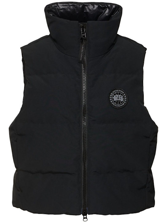 Canada Goose: Grandview down crop vest - women_0 | Luisa Via Roma