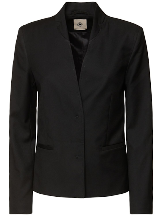 Douglas tailored collarless blazer - Thumbnail 1