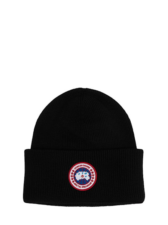 Canada Goose: Logo羊毛便帽 - kids-boys_0 | Luisa Via Roma