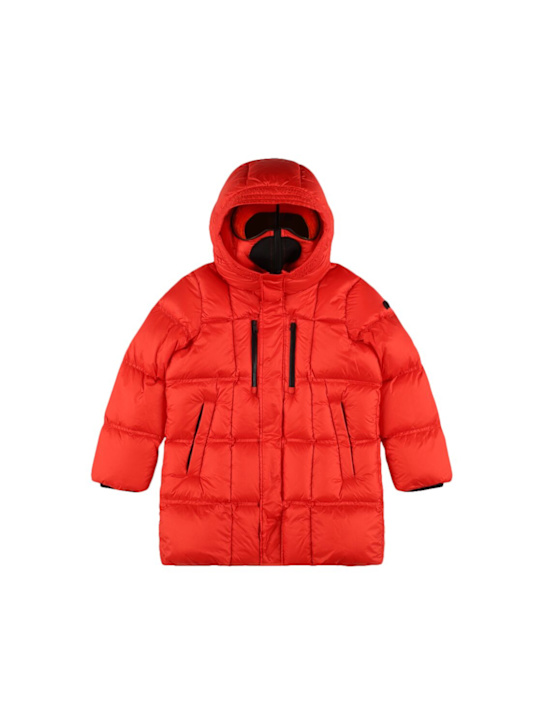 Ai Riders: Water repellent nylon down jacket - Red - kids-boys_0 | Luisa Via Roma