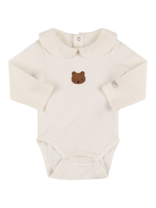 Donsje: Body in cotone organico stampato - kids-girls_0 | Luisa Via Roma