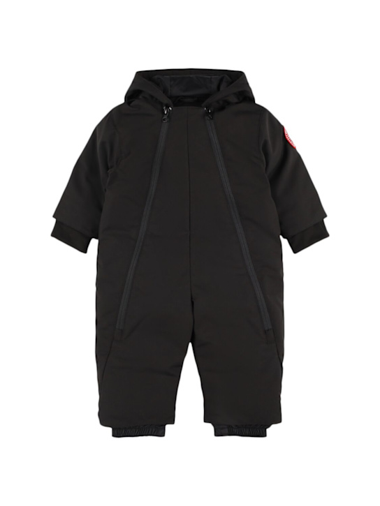 Canada Goose: フーデッドダウンロンパース - kids-girls_0 | Luisa Via Roma