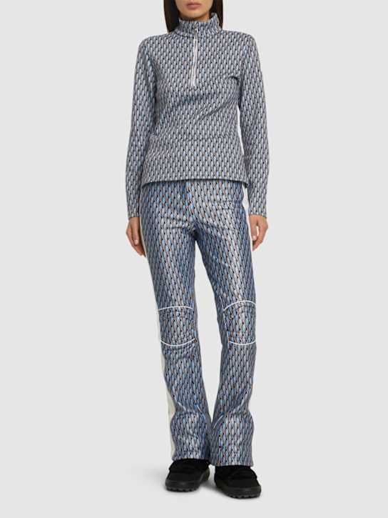 Fusalp: Orion Print half-zip t-shirt - women_1 | Luisa Via Roma