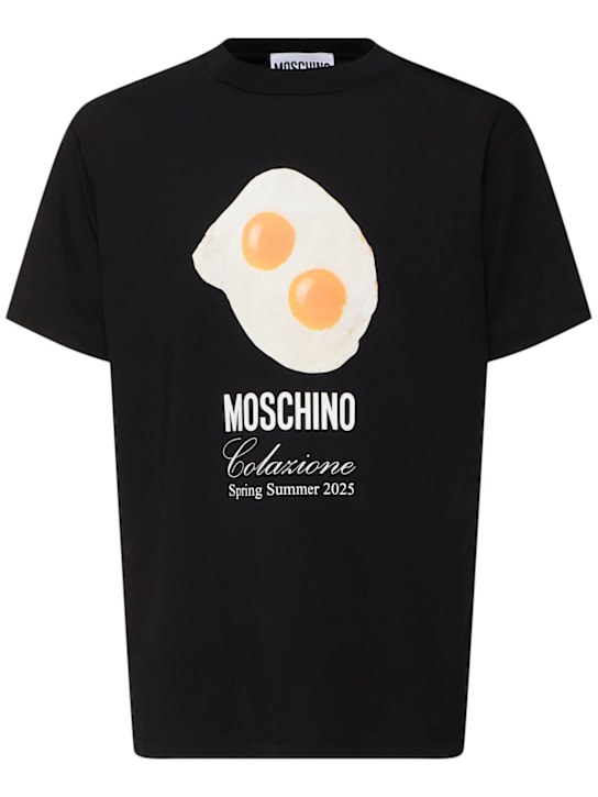 Moschino: Uova t-shirt - men_0 | Luisa Via Roma