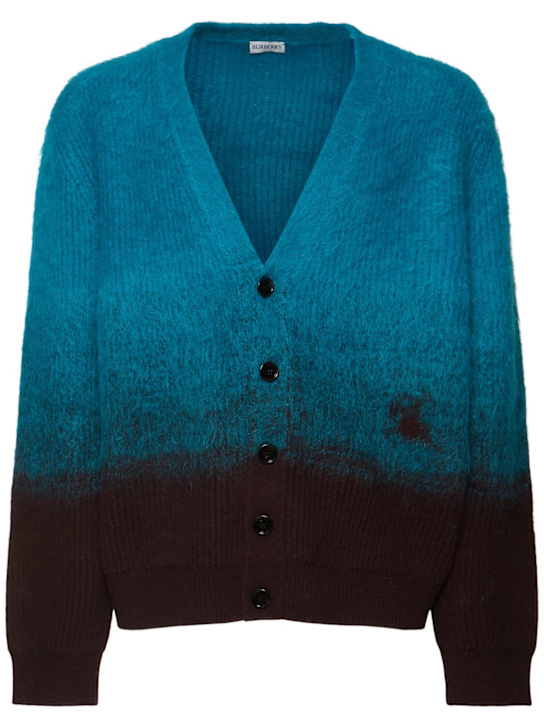 Burberry: Cardigan aus Wollmischung „Ombre“ - men_0 | Luisa Via Roma
