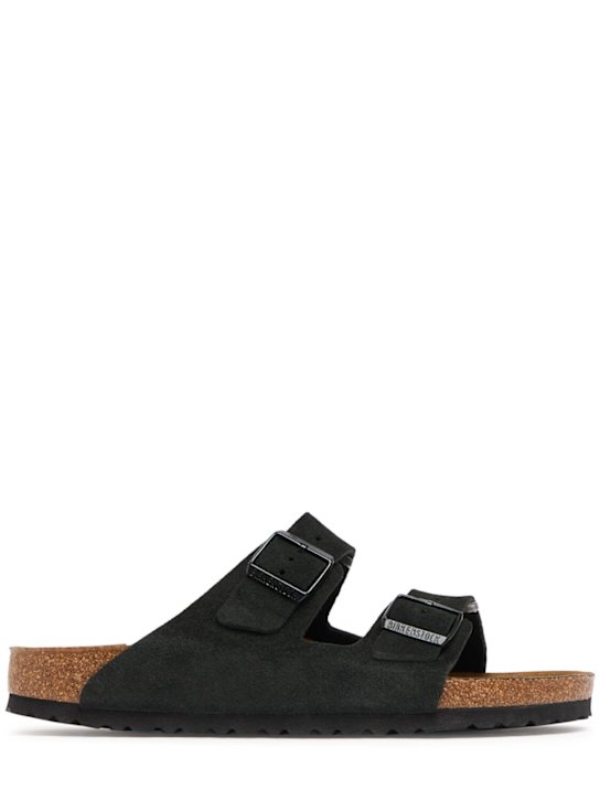 BIRKENSTOCK: Arizona SFB leather sandals - men_0 | Luisa Via Roma