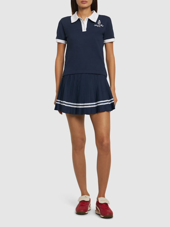 Sporty & Rich: Gonna a pieghe Vendome Script - women_1 | Luisa Via Roma