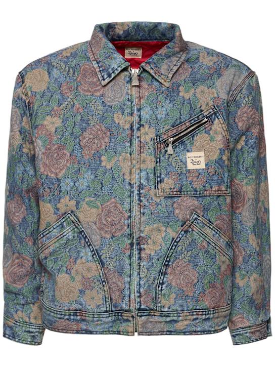 Roy Roger's: Short jacquard work jacket - men_0 | Luisa Via Roma
