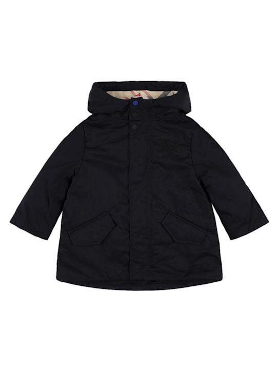 Burberry: Gepolsterter Parka aus Baumwolle - kids-girls_0 | Luisa Via Roma