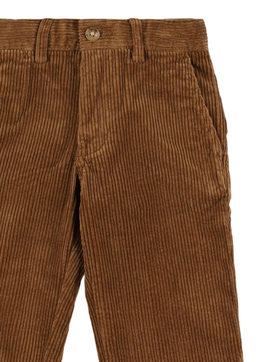 Polo Ralph Lauren: Pantaloni in misto cotone millerighe - kids-boys_1 | Luisa Via Roma