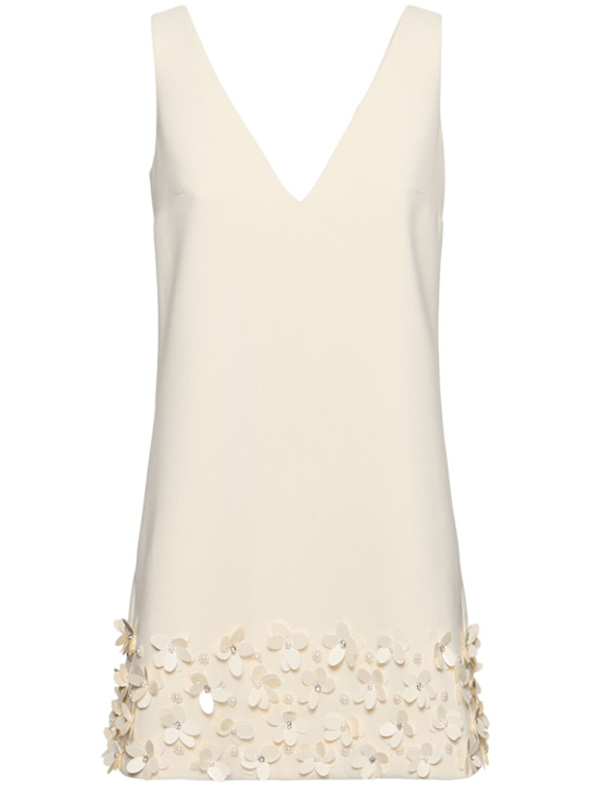 Self-portrait: Vestito in crepe con paillettes 3D - women_0 | Luisa Via Roma