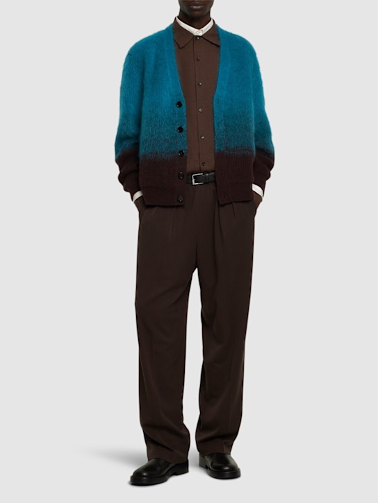 Burberry: Cardigan aus Wollmischung „Ombre“ - men_1 | Luisa Via Roma