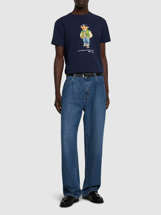 Polo Ralph Lauren: T-Shirt aus Baumwolljersey mit Druck - men_1 | Luisa Via Roma