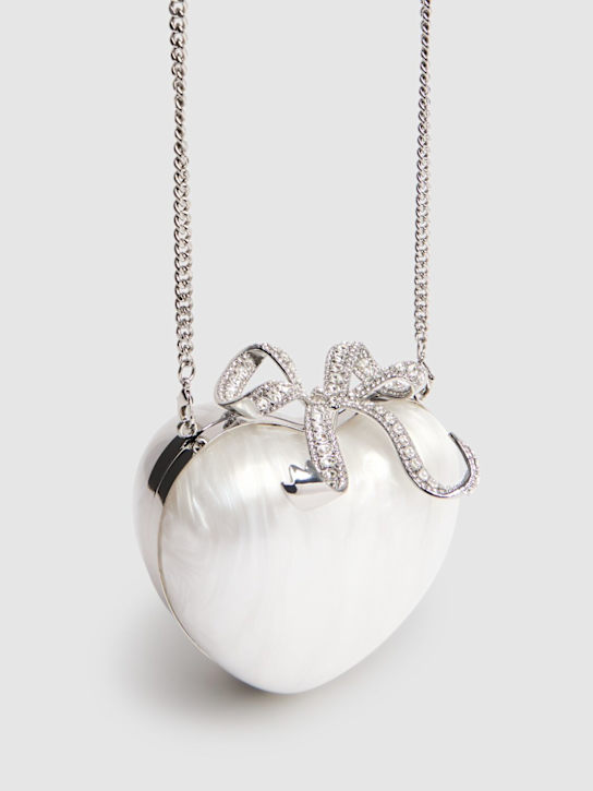 Heart pearl clutch - Self-portrait - Women  | Luisaviaroma