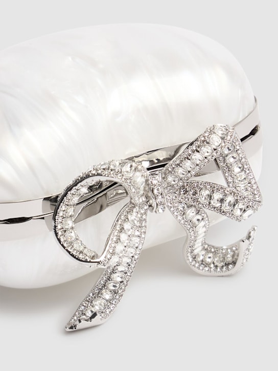 Heart pearl clutch - Self-portrait - Women  | Luisaviaroma