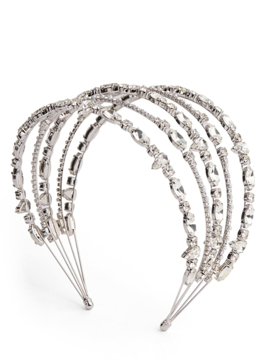Self-portrait: Crystal embellished headband - women_0 | Luisa Via Roma