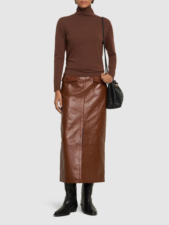 Weekend Max Mara: Kiku silk blend turtleneck sweater - women_1 | Luisa Via Roma