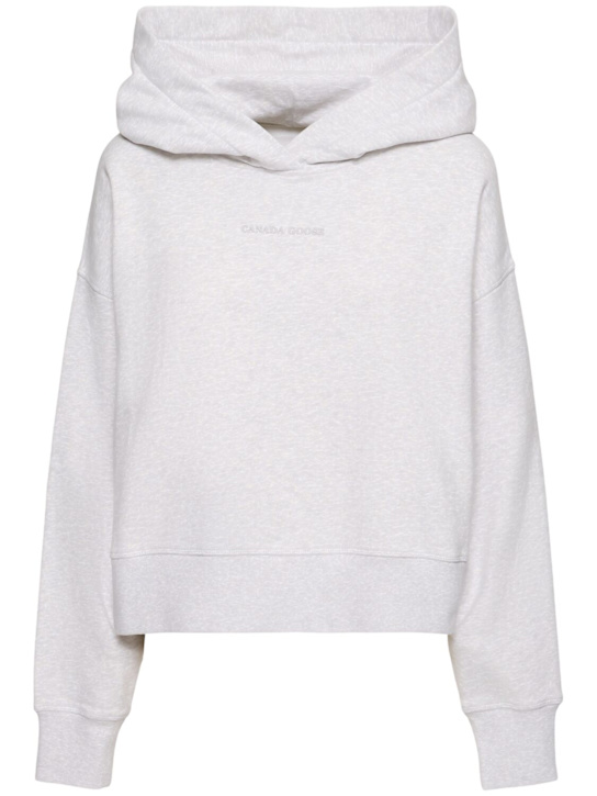 Canada Goose: Muskoka Relaxed cotton hoodie - women_0 | Luisa Via Roma