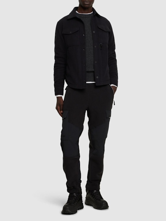 Moncler Grenoble: Polartec tech sweatpants - men_1 | Luisa Via Roma