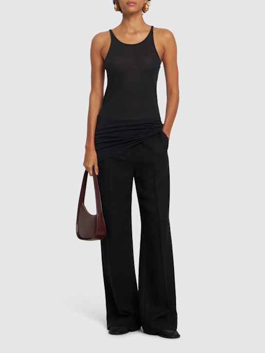 Transparent jersey tank top - Thumbnail 2