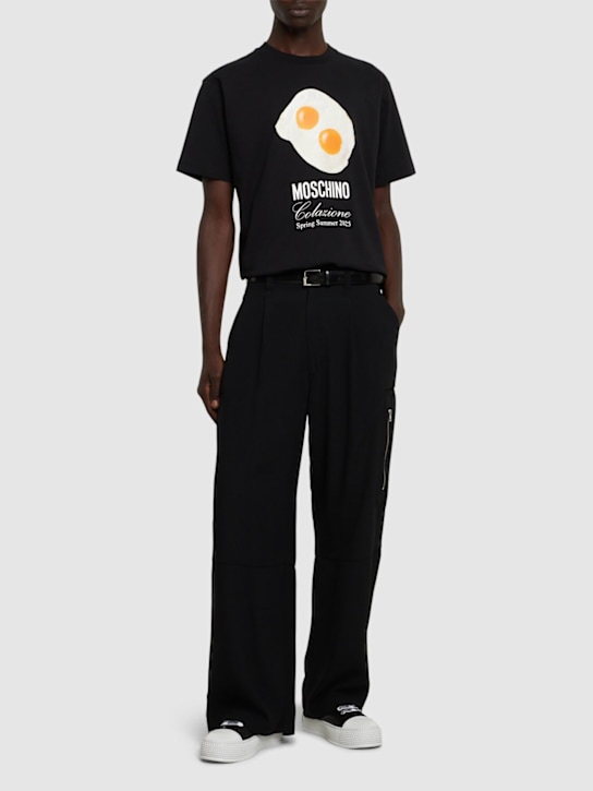 Moschino: Uova t-shirt - men_1 | Luisa Via Roma