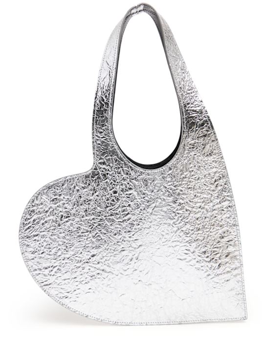 Coperni: Mini Heart foiled leather tote bag - women_0 | Luisa Via Roma