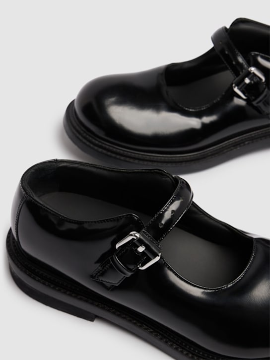 Moschino: Oliver Mary Jane shoes - Black - men_3 | Luisa Via Roma