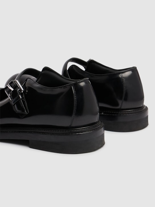 Moschino: Oliver Mary Jane shoes - Black - men_4 | Luisa Via Roma