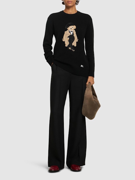 Ralph Lauren Collection: Pull-over avec ourson brodé - women_1 | Luisa Via Roma