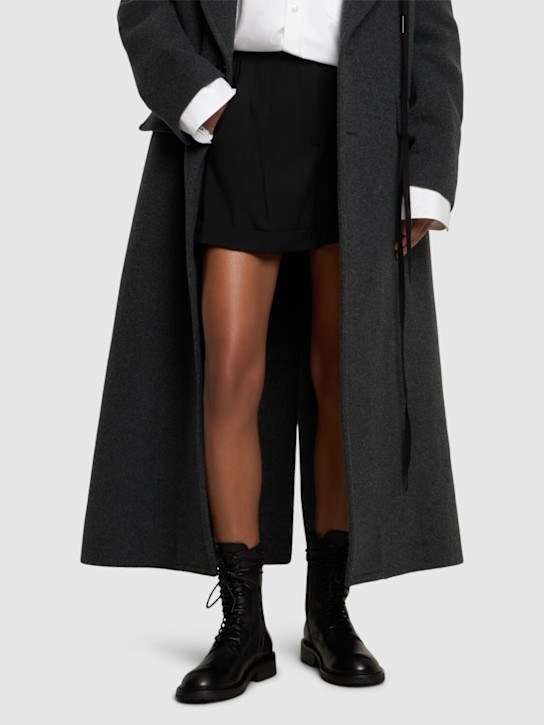 Ann Demeulemeester: 40mm Danny leather combat boots - women_1 | Luisa Via Roma