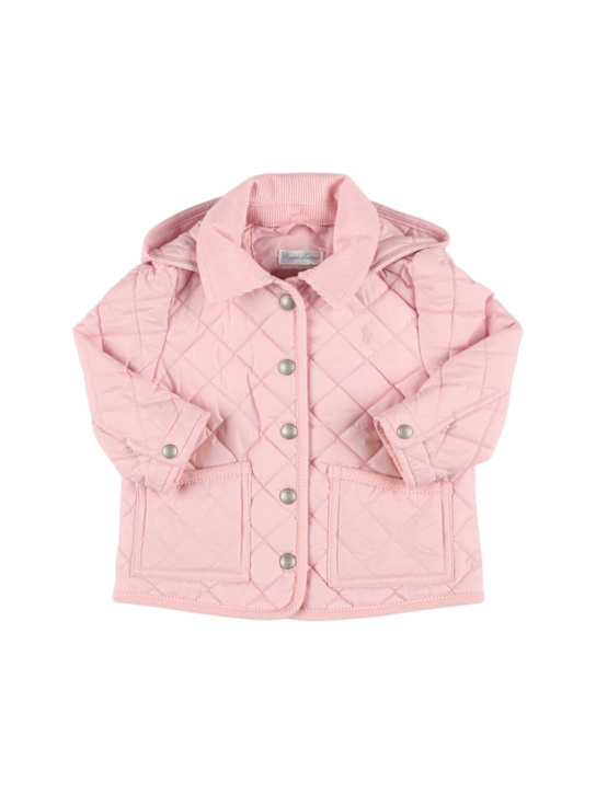 Polo Ralph Lauren: Giacca in poly trapuntato con cappuccio - kids-girls_0 | Luisa Via Roma