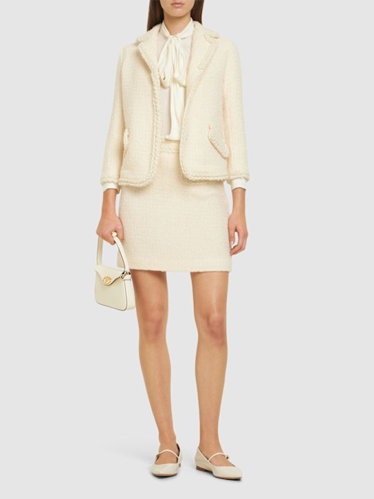 Giambattista Valli: Bouclé skirt - women_1 | Luisa Via Roma