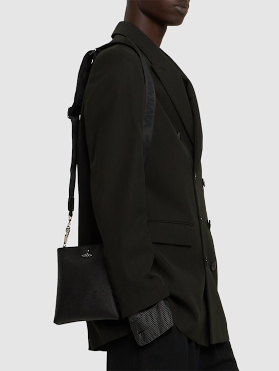 Vivienne Westwood: Squire square crossbody bag - men_1 | Luisa Via Roma