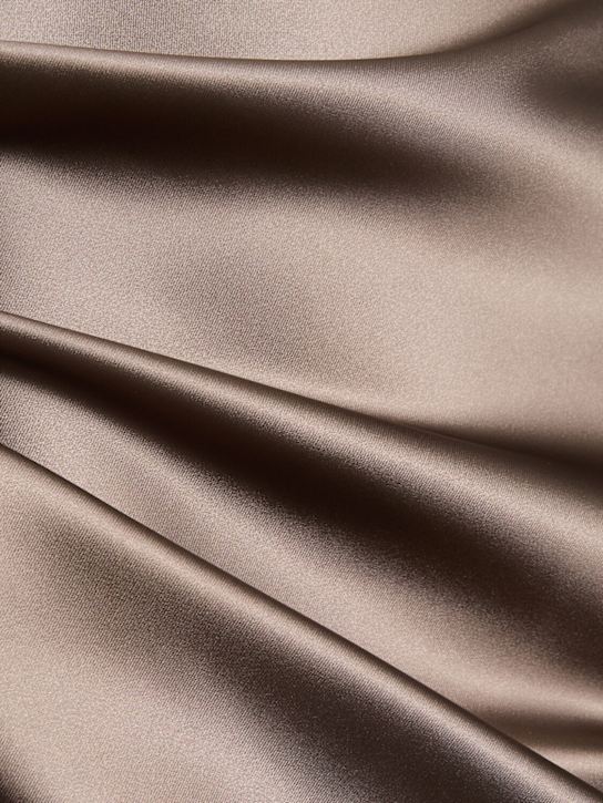 Ralph Lauren Collection: Flared satin long skirt - women_1 | Luisa Via Roma