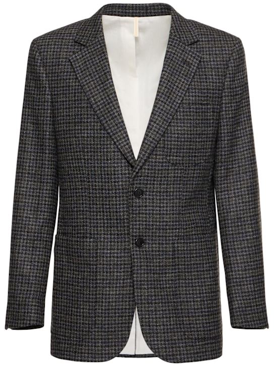 SUNFLOWER: Tweed wool blazer - men_0 | Luisa Via Roma