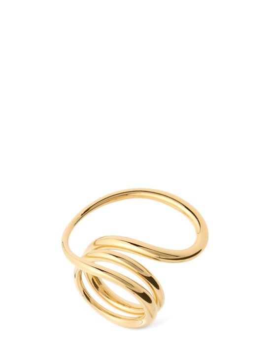 Charlotte Chesnais: Bague Round Trip vermeil ring - women_0 | Luisa Via Roma