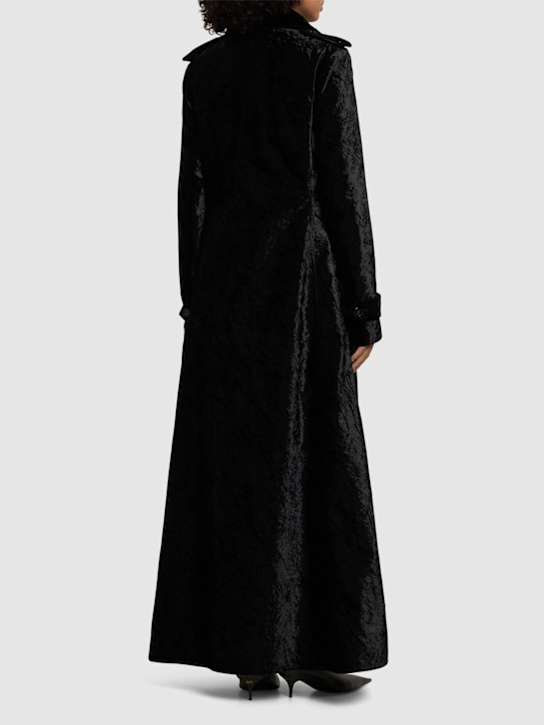 Ann Demeulemeester: Cappotto doppiopetto Siri in velluto - women_2 | Luisa Via Roma