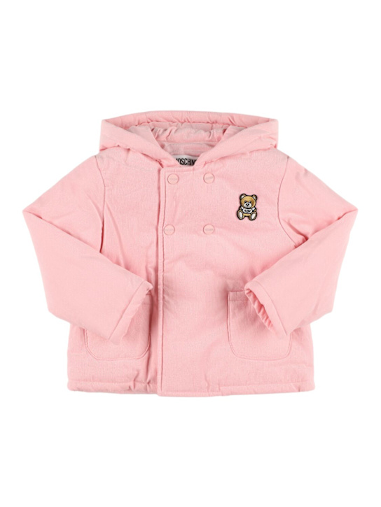 Moschino: コットンベルベットジャケット - kids-girls_0 | Luisa Via Roma