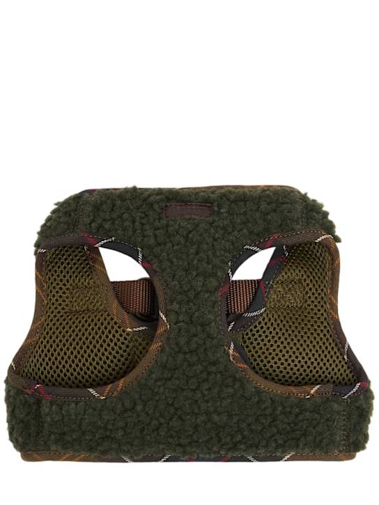 BARBOUR: Hundehalsband aus Leder mit Schottenmuster - men_0 | Luisa Via Roma